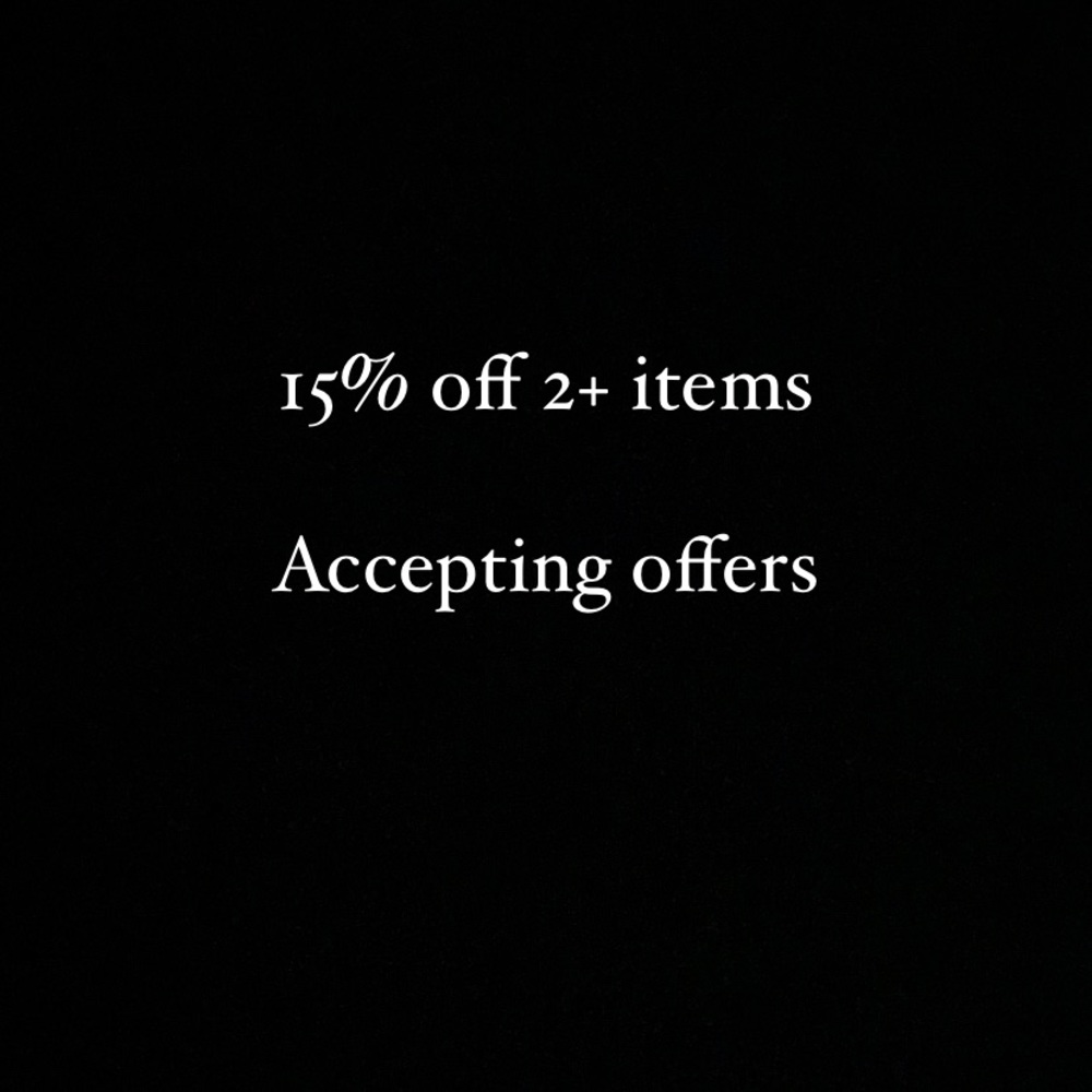 Bundle any 2 or more items and get 15% off